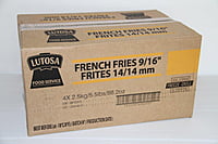 LUTOSA 9/16 A GRADE FRIES  10 KG YELLOW